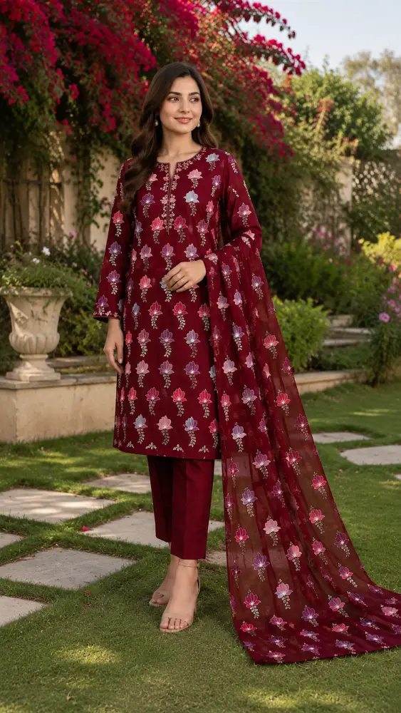 Karandi 3 piece suit Beautifull design